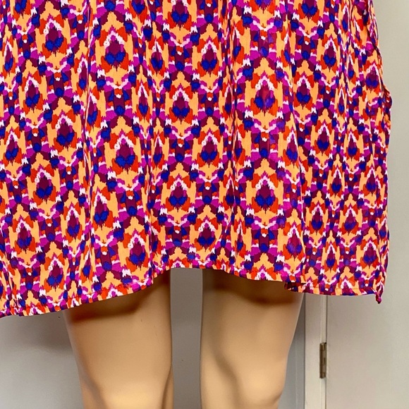 Old Navy Geometric Print V-Neck Sheer Swimwear Cover-Up fits M/L - Picture 4 of 11